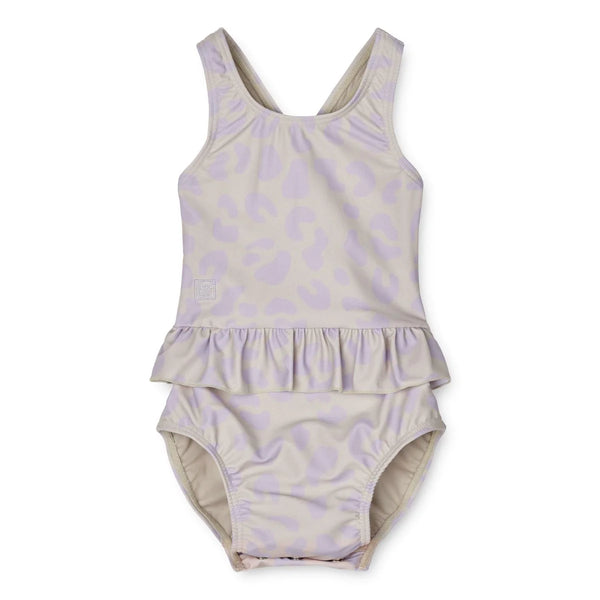 Amina Baby Printed Swimsuit - Leo / Misty Lilac