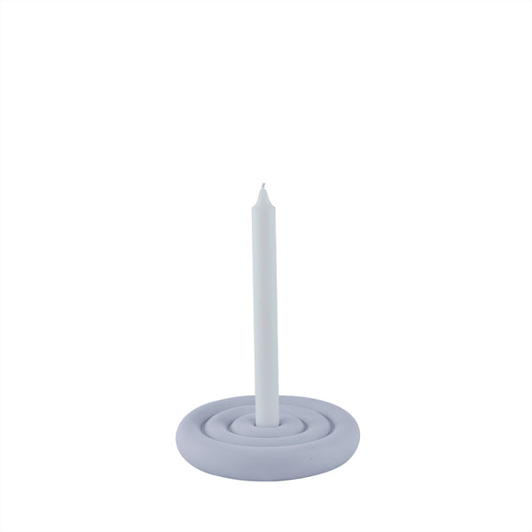Savi Ceramic Candleholder - Low - Lavender
