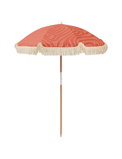 Luxe Beach Umbrella - Terracotta