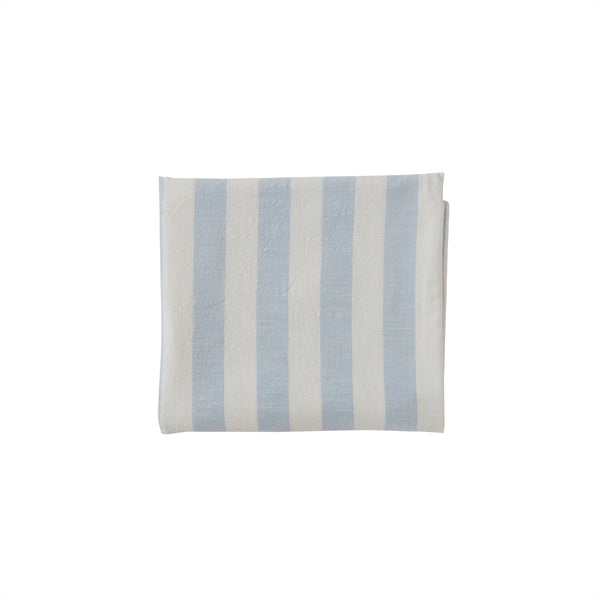 Striped Tablecloth - 260x140cm - Ice Blue
