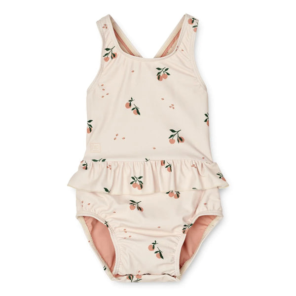 Amina Baby Printed Swimsuit - Peach / Sea shell