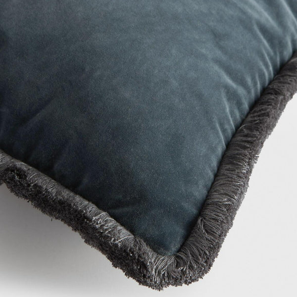 Margeaux Oblong Cushion, Grey Blue