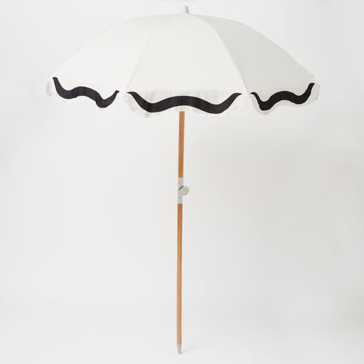 Luxe Beach Umbrella - Casa Marbella Vintage Black