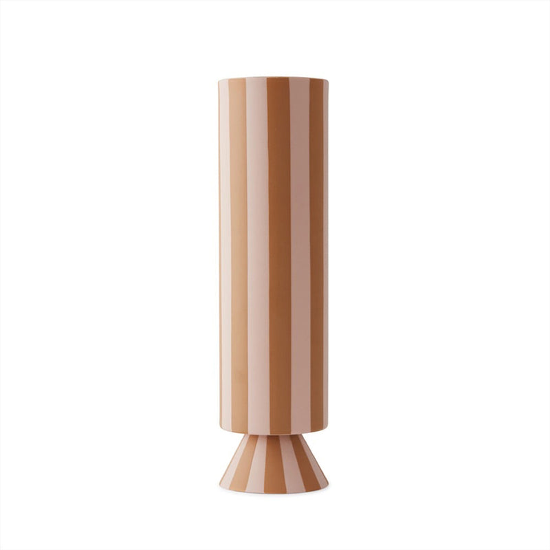 Toppu Vase - High - Caramel / Rose