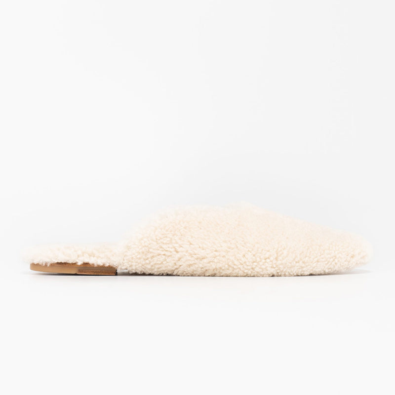 Shearling Slippers - Cream