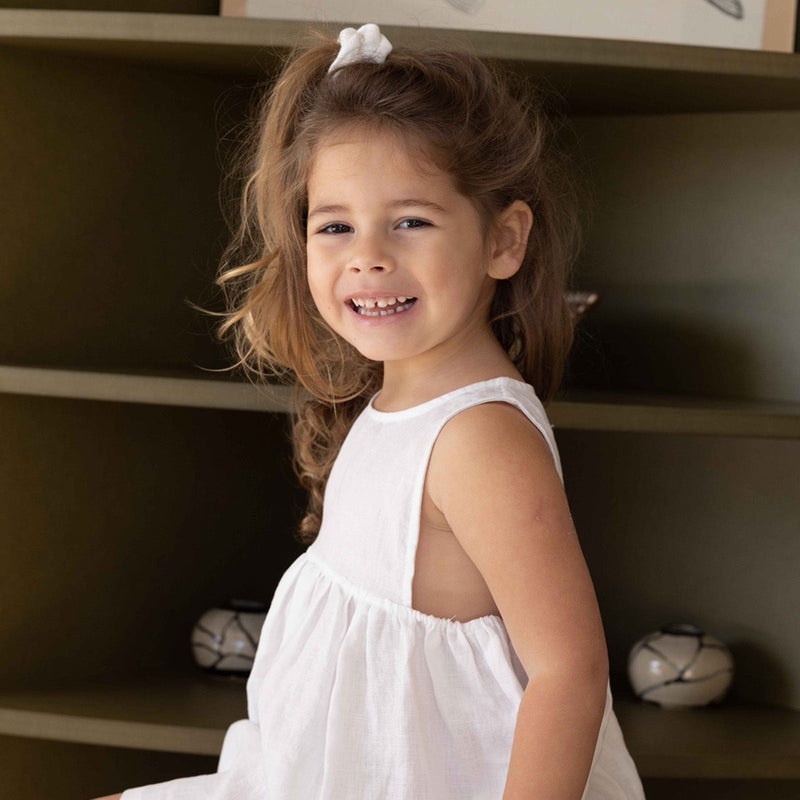 Kids Dress - White