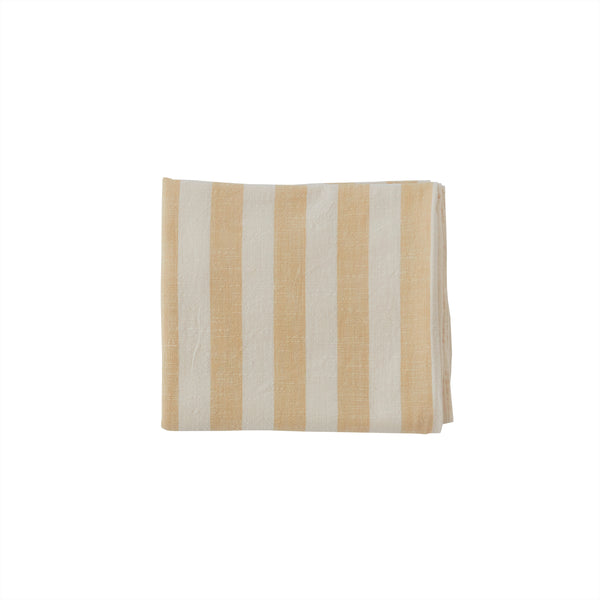 Striped Tablecloth - 260x140cm - Vanilla