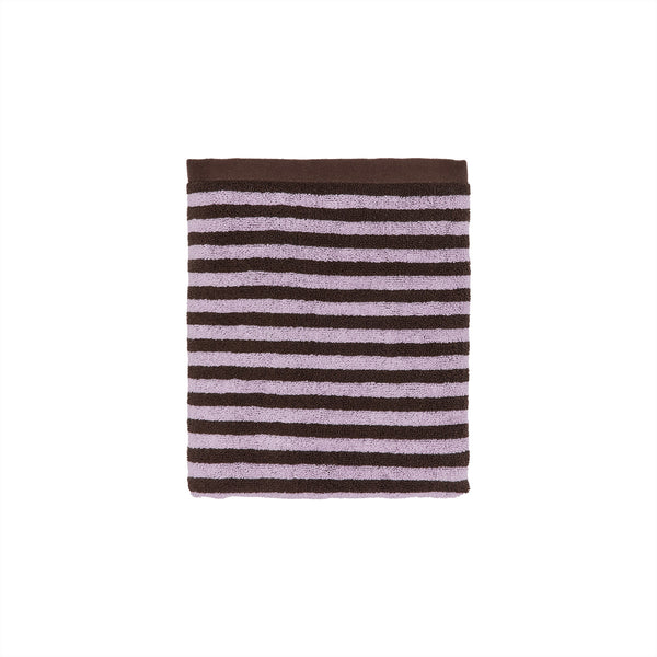 Raita Towel - 40x60cm - Purple / Brown
