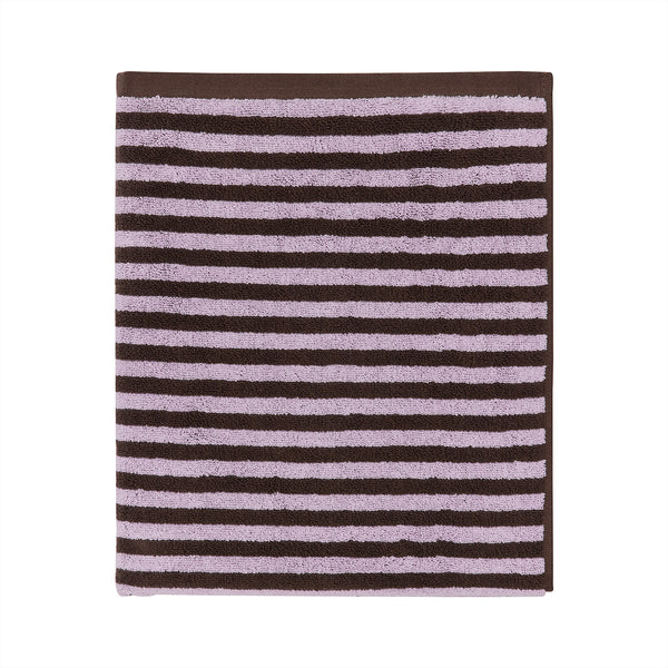 Raita Towel - 100x150cm - Purple / Brown