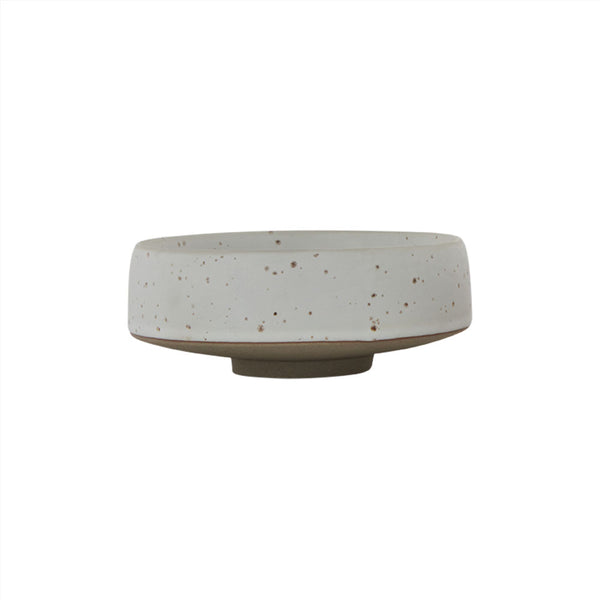 Hagi Bowl - Small - White / Light Brown