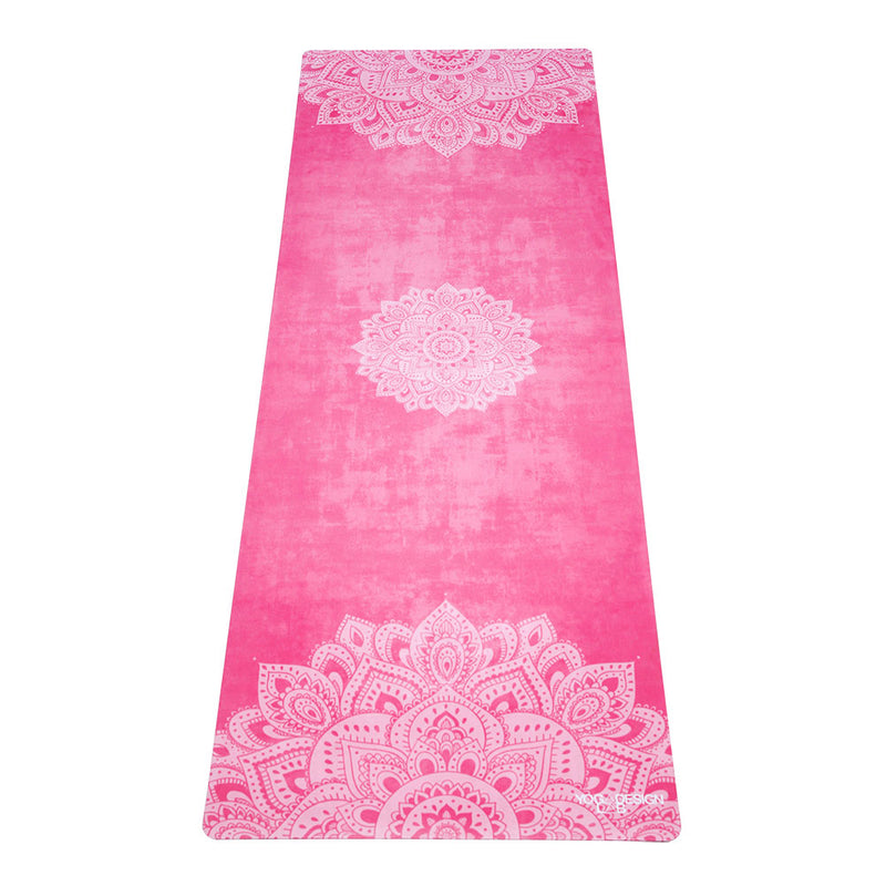 Combo Yoga Mat - Mandala Rose