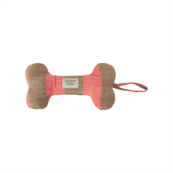 Ashi Dog Toy - Small - Cherry / Taupe