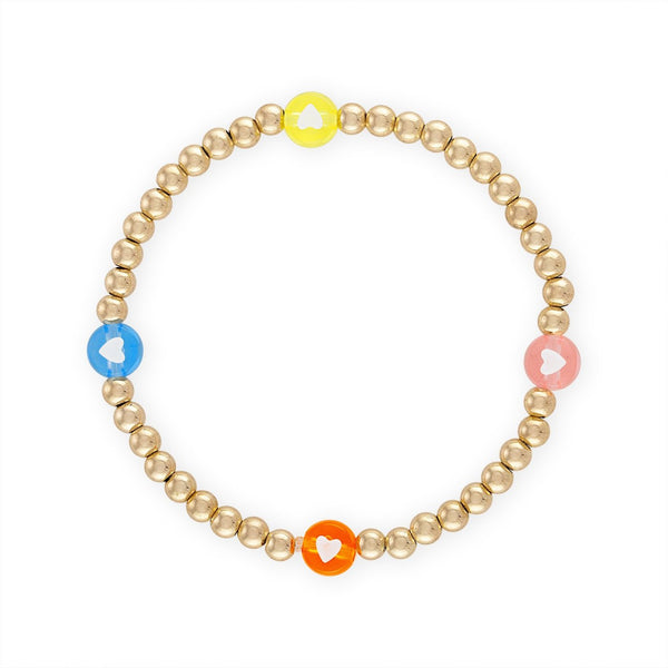 Summer Heartfelt Ball Bracelet