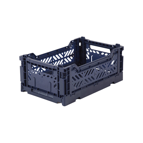 Mini Folding Crate - Navy