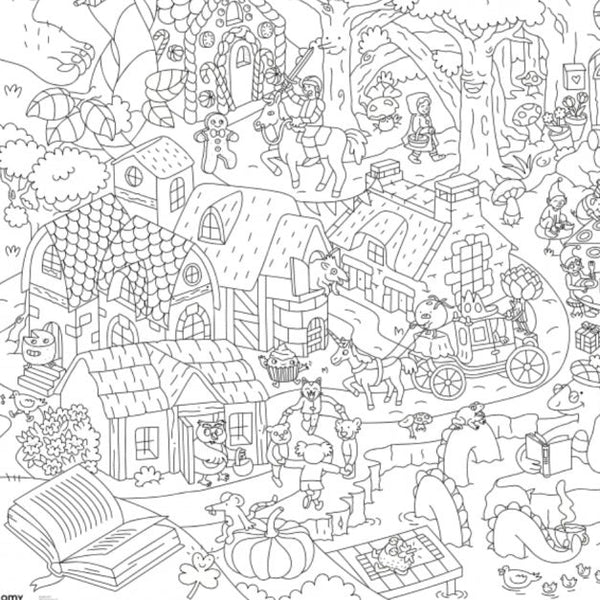 Tales and Legend - Giant Coloring Poster XXL